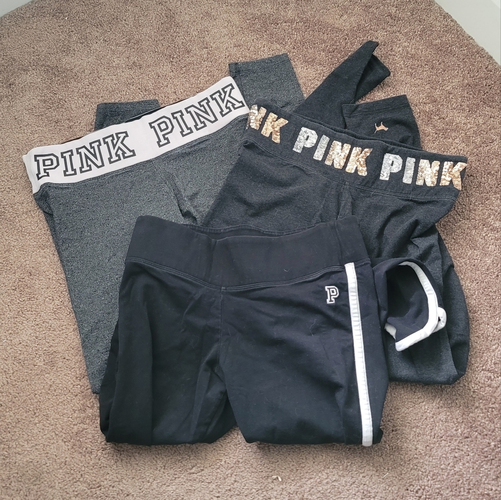 VS PINK Yoga Pants Bundle of 3